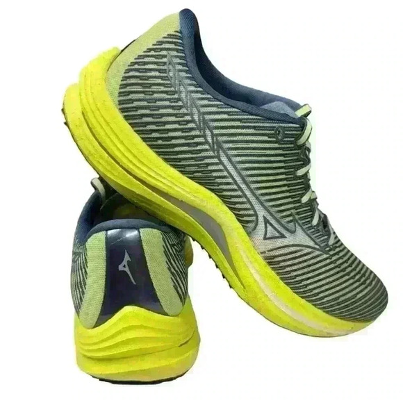 Mizuno Women’s Wave Rebellion Neo Lime Wave Rider 25 Running Shoe Size 8 - Picture 5 of 9